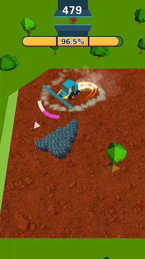 Gameplay screenshot 1 from Farm Master Mow & Grow - Casual game