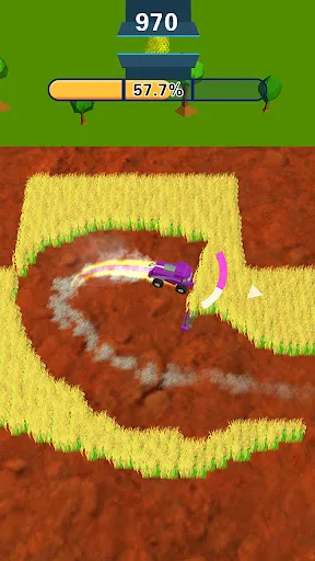 Gameplay screenshot 2 from Farm Master Mow & Grow - Casual game
